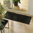 Tapis anti dérapant rectangle 50 x 120 cm bouclette Losi Noir, image n° 4