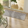 Tapis antidérapant rectangle 50 x 120 cm bouclette Losibi Gris, image n° 2