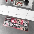 Tapis antidérapant rectangle 50 x 120 cm imprime Digital menu, image n° 4