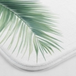Tapis contour wc 45 x 45 cm microfibre imprimee havane des. place Sans, image n° 2