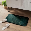 Tapis de bain 45 x 75 cm microfibre imprimee jade des. place Sans, image n° 4