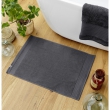 Tapis de bain 50 x 70 cm coton 600 gr Garance Anthracite, image n° 1