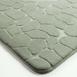 TAPIS DE BAIN 50 x 80 CM MICROFIBRE UNIE RELIEF RICOCHET SAUGE, image n° 2
