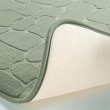 TAPIS DE BAIN 50 x 80 CM MICROFIBRE UNIE RELIEF RICOCHET SAUGE, image n° 3