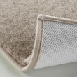 Tapis rectangle 120 x 170 cm imitation fourrure Féline - Taupe, image n° 2