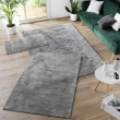Tapis rectangle 120 x 170 cm shaggy uni tango Gris, image n° 4