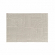 Tapis rectangle 120 x 170 cm tissé plat relief Ezio, image n° 1