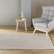 Tapis rectangle 120 x 170 cm tissé plat relief Ezio, image n° 4