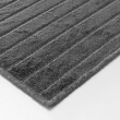 Tapis rectangle 140 x 200 cm viscose relief Géode - Anthracite, image n° 2