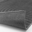 Tapis rectangle 140 x 200 cm viscose relief Géode - Anthracite, image n° 3