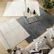 Tapis rectangle 140 x 200 cm viscose relief Géode - Anthracite, image n° 4
