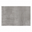 Tapis rectangle 140 x 200 cm viscose relief Géode - Gris, image n° 1