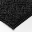 Tapis rectangle 40 x 60 cm bouclette losi Noir, image n° 2