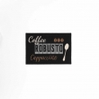 Tapis rectangle 40 x 60 cm imprime cappuccino Sans, image n° 1