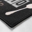 Tapis rectangle 40 x 60 cm imprime cappuccino Sans, image n° 2