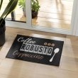 Tapis rectangle 40 x 60 cm imprime cappuccino Sans, image n° 4
