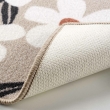 Tapis rectangle 40 x 60 cm imprime darcy Naturel, image n° 3