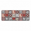 Tapis rectangle 45 x 120 cm mousse imprimee rustico Sans, image n° 1