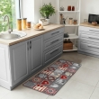 Tapis rectangle 45 x 120 cm mousse imprimee rustico Sans, image n° 4