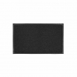 Tapis rectangle 45 x 75 cm pvc yoni Noir, image n° 1