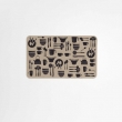 Tapis rectangle 45 x 75 cm tisse imprime kitchen Sans, image n° 1
