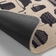Tapis rectangle 45 x 75 cm tisse imprime kitchen Sans, image n° 3
