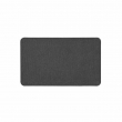 Tapis rectangle 45 x 75 cm tisse uni simeo Anthracite, image n° 1