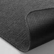 Tapis rectangle 45 x 75 cm tisse uni simeo Anthracite, image n° 3