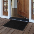 Tapis rectangle 50 x 80 cm anti-poussiere uni telio Noir, image n° 4
