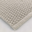 Tapis rectangle 50 x 80 cm coton/polyester tisse alivia Lin, image n° 2