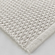 Tapis rectangle 50 x 80 cm coton/polyester tisse alivia Naturel, image n° 2