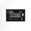 Tapis rectangle 50 x 80 cm imprime cappuccino Sans, image n° 1