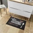 Tapis rectangle 50 x 80 cm imprime cappuccino Sans, image n° 4