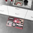 Tapis rectangle 50 x 80 cm imprime digital menu Sans, image n° 4