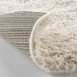 Tapis rectangle 60 x 110 cm shaggy uni Tango Naturel, image n° 3
