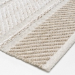 Tapis rectangle 60 x 90 cm coton/polyes fantaisie+fil met silves Naturel, image n° 2
