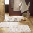 Tapis rectangle 60 x 90 cm coton/polyes fantaisie+fil met silves Naturel, image n° 5