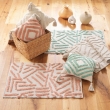 Tapis rectangle 60 x 90 cm coton/polyester tufte Athena Marsala, image n° 3