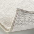 Tapis rectangle 60 x 90 cm imitation fourrure feline Naturel, image n° 2