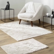 Tapis rectangle 60 x 90 cm imitation fourrure feline Naturel, image n° 4