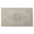 Tapis rectangle 68 x 110 cm viscose tissee cherine Naturel, image n° 1