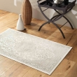 Tapis rectangle 68 x 110 cm viscose tissee cherine Naturel, image n° 4