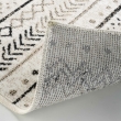 Tapis rectangle 68 x 110 cm viscose tissee tallulah Naturel, image n° 3