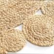 tapis rond déco (0) 90 cm jute ajouré Cordou, image n° 3