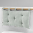 tête de lit 5 boutons avec passants 50 x 80 cm gaze de coton unie gaïa eucalyptus, image n° 1