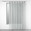 Voilage a anneaux 140 x 240 cm voile tissé Linka Gris, image n° 1