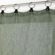 Voilage a anneaux 140 x 240 cm voile tissé Linka Kaki, image n° 2