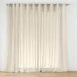 Voilage à œillets pour baie vitrée 400 x 240 cm voile tissé  Carlin, image n° 1