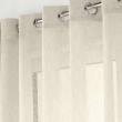 Voilage à œillets pour baie vitrée 400 x 240 cm voile tissé  Carlin, image n° 2