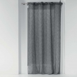 Voilage à nouettes 140 x 240 cm voile tissé Charlotte Anthracite, image n° 3